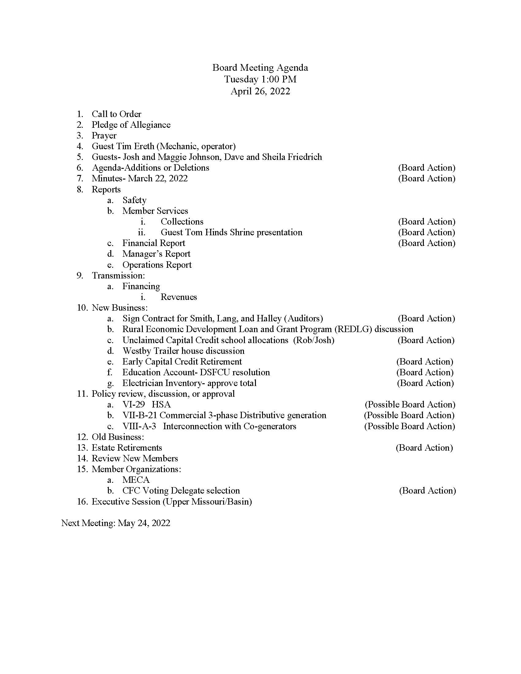 File Sheridan Electric Cooperative